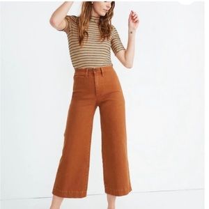 Madewell Emmett Wide-Leg Crop Pants